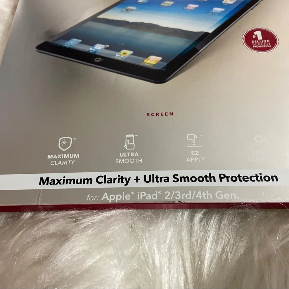ZAGG InvisibleShield Glass Screen Protector Apple iPad 2/3rd /4th Generation
